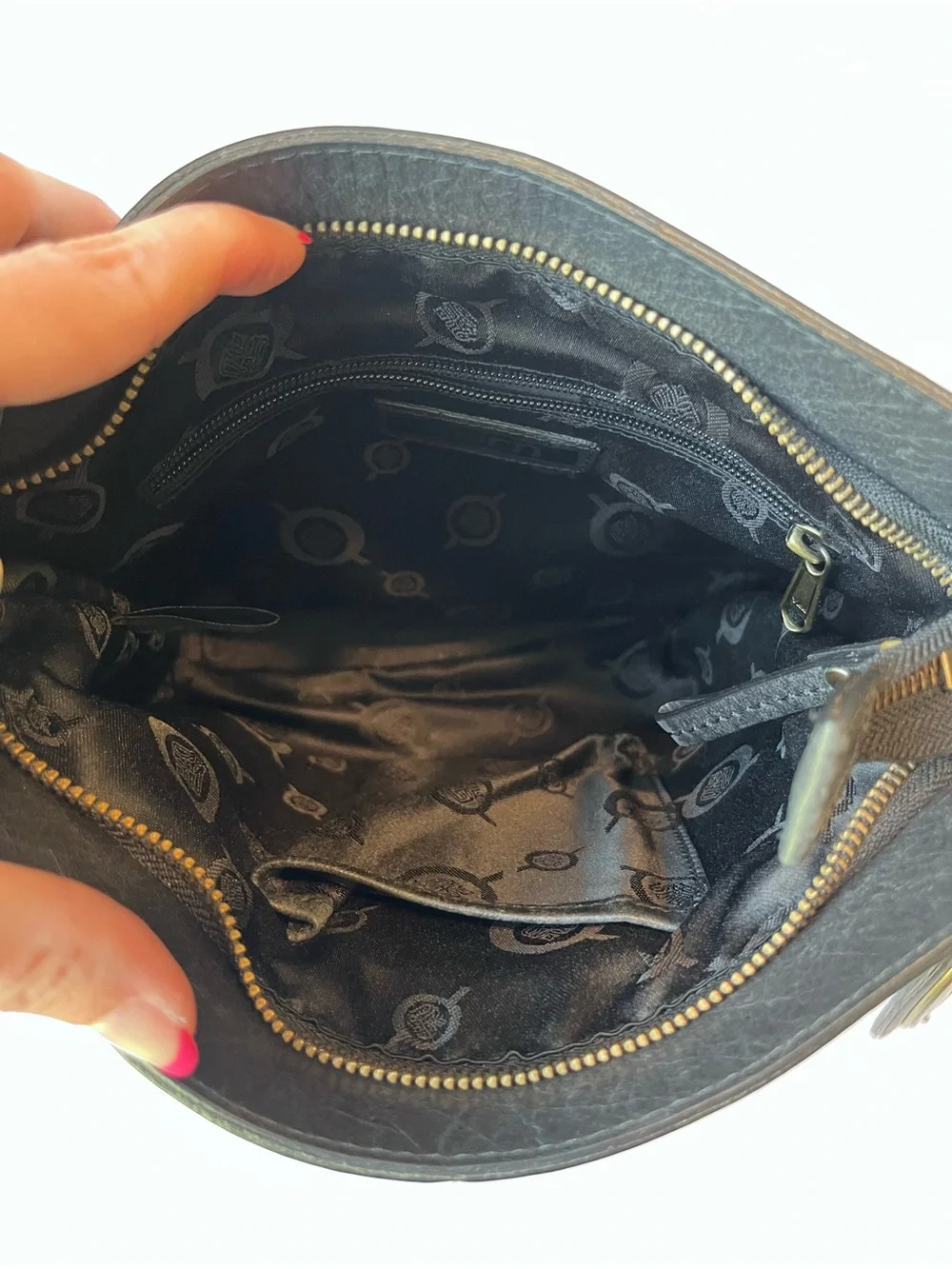Born Black Leather Crossbody Boho Bag